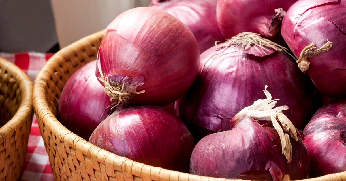 Fresh Red Onions, 3 lb Bag