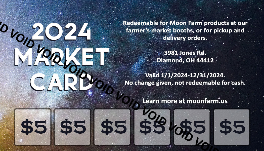 2024 Market Cards - $5 bonus Value